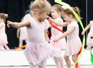 Little girls dancing at Brookhaven Studios camps